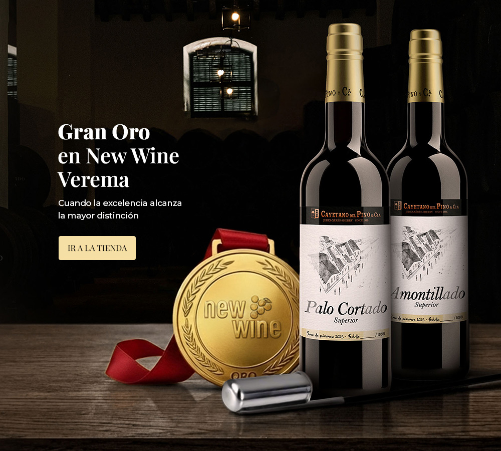 Gran Oro en New Wine Verema - Cayetano del Pino & Cía